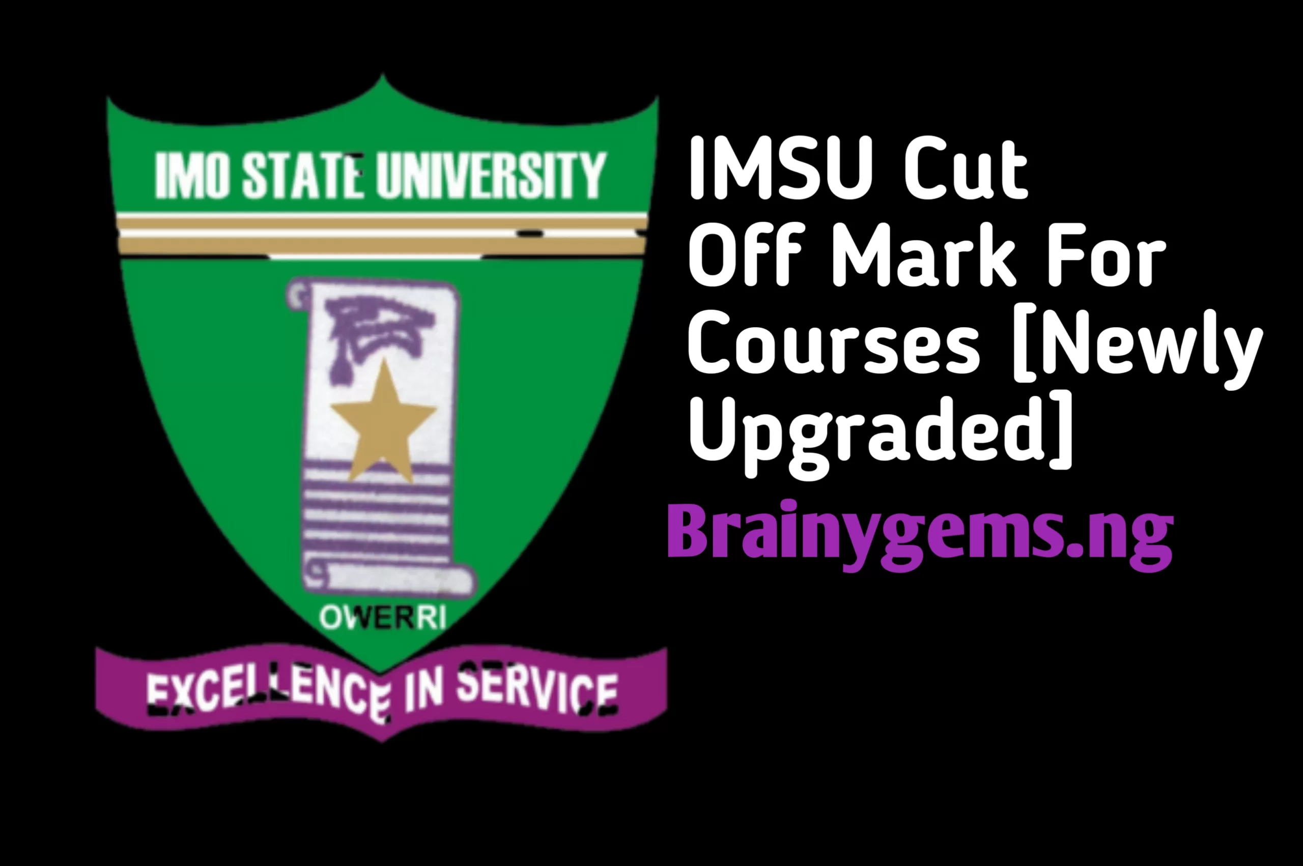 IMSU Image || IMSU Cut Off Mark For Courses