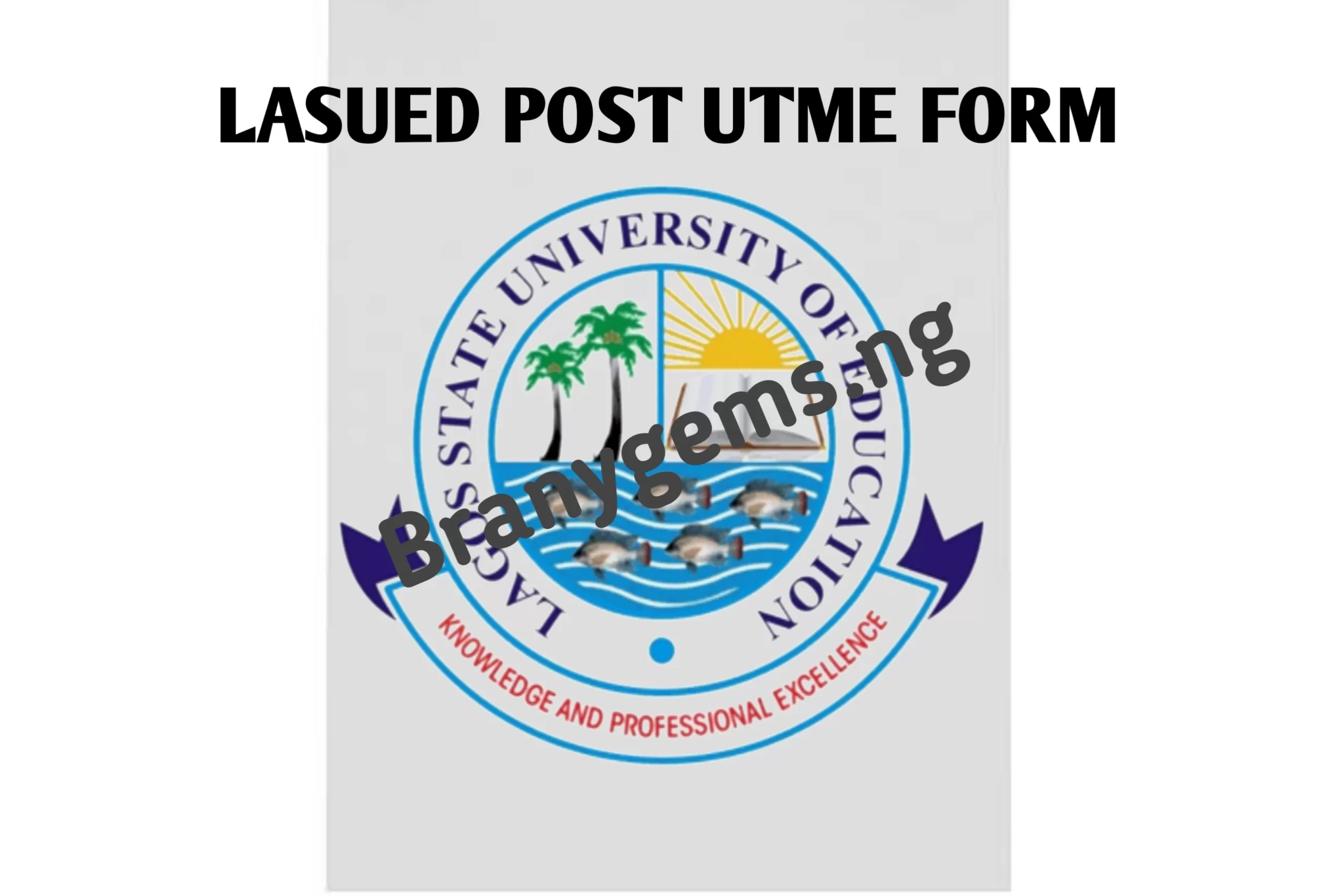 LASUED Image || LASUED Post UTME Form