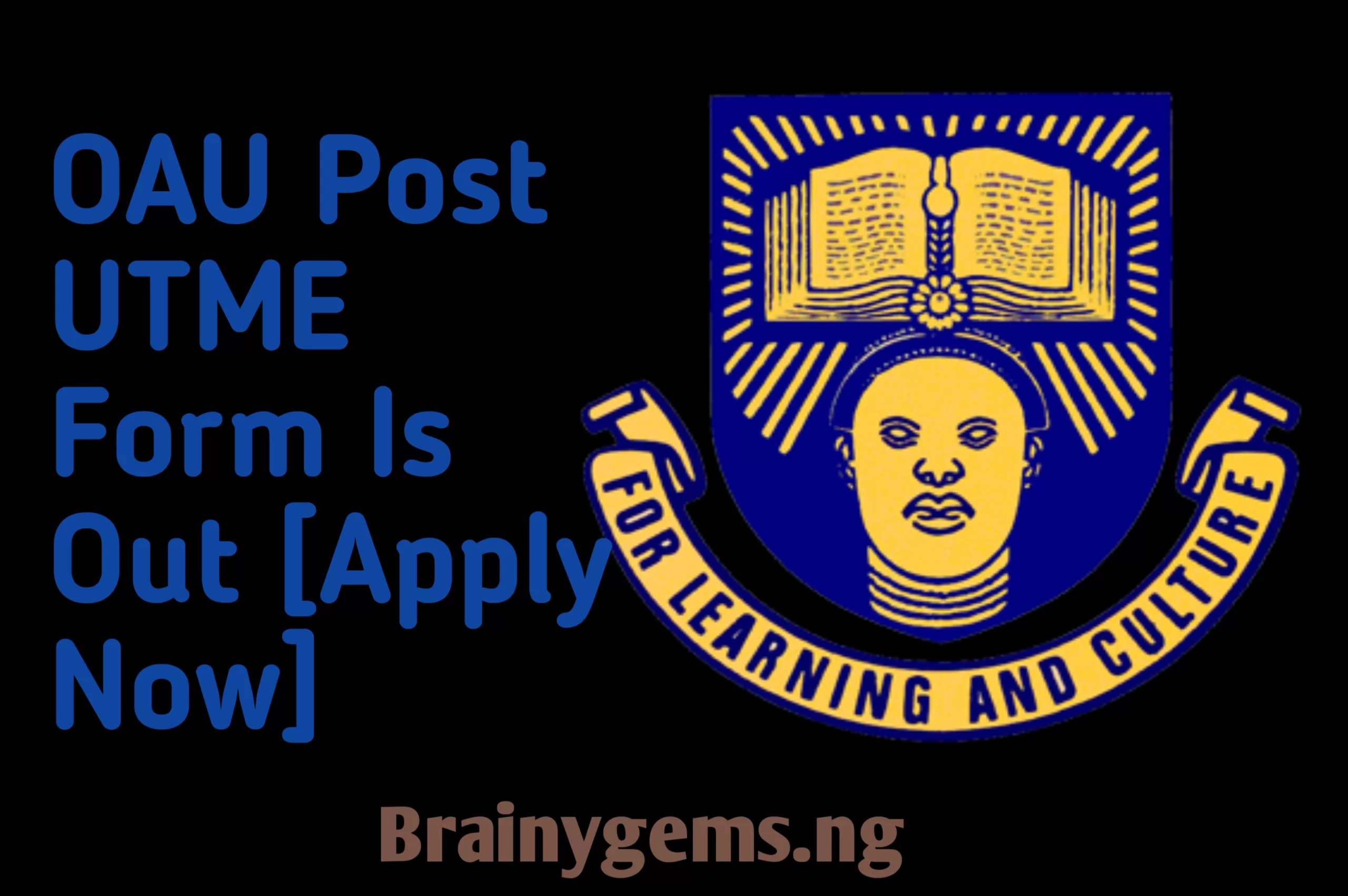 OAU Image || OAU Post UTME Form