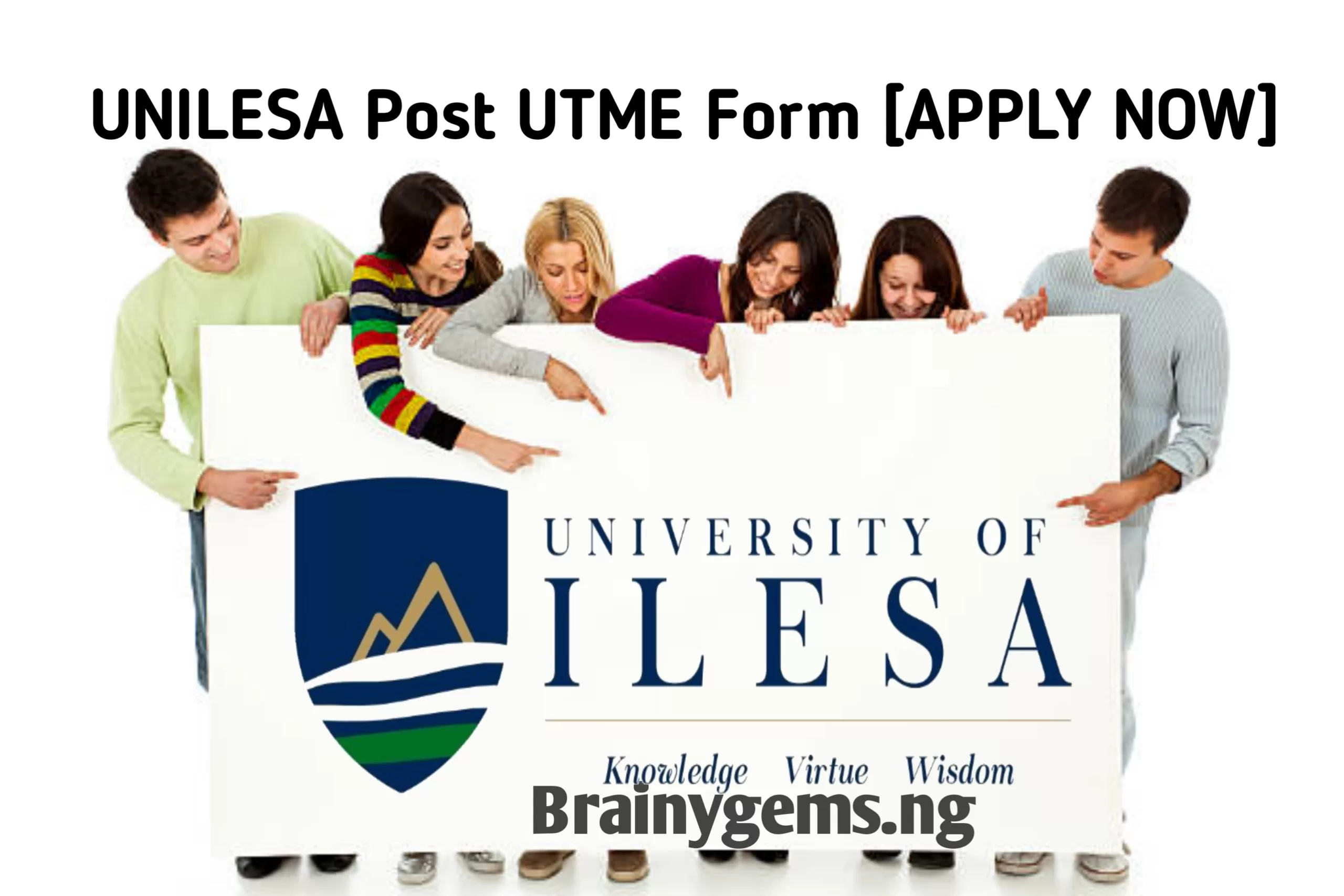 UNILESA Image || UNILESA Post UTME Form