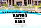 BUK Image || BUK Postgraduate Application Form