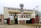 FUTA Image || FUTA Admission List